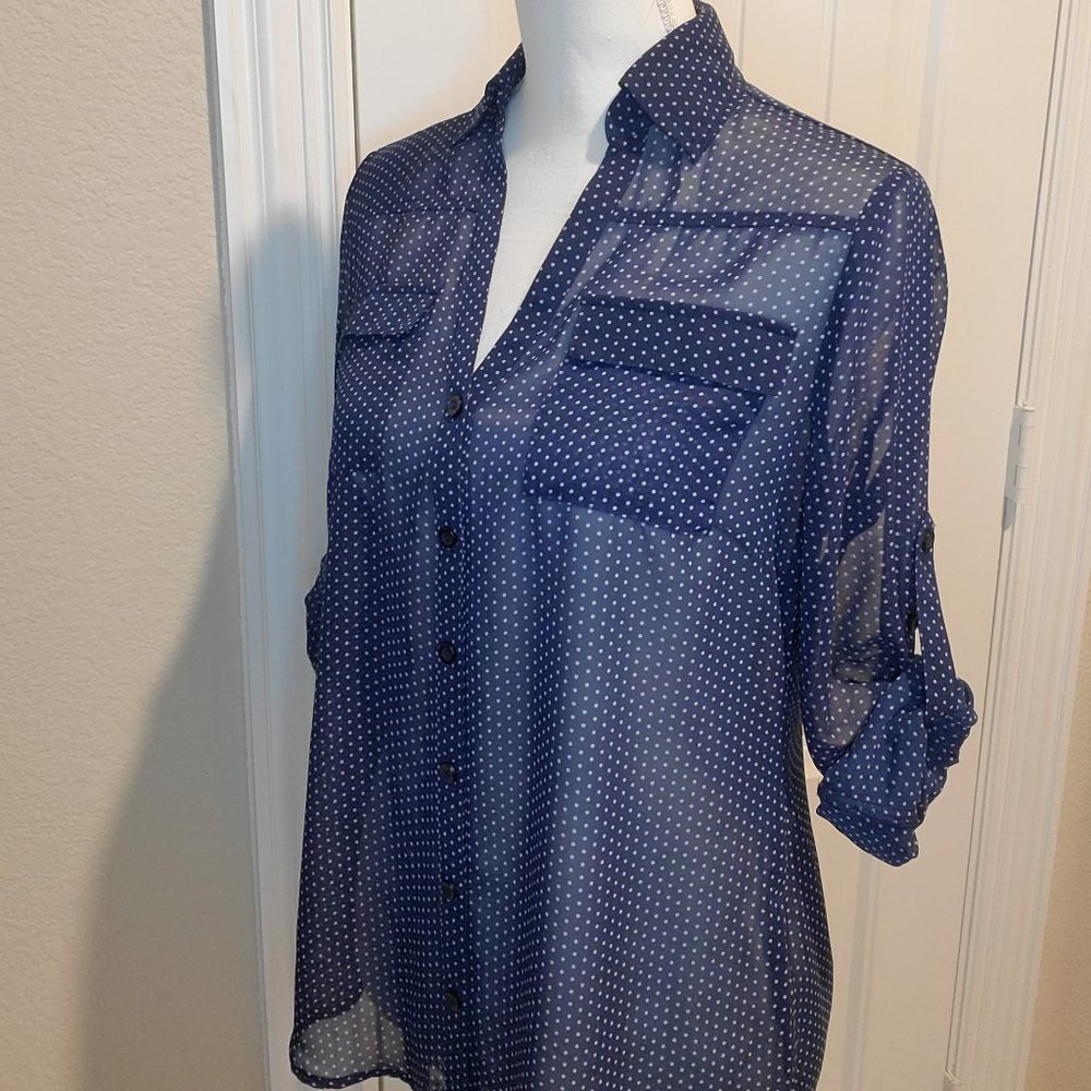 New York & Company Button Up Top